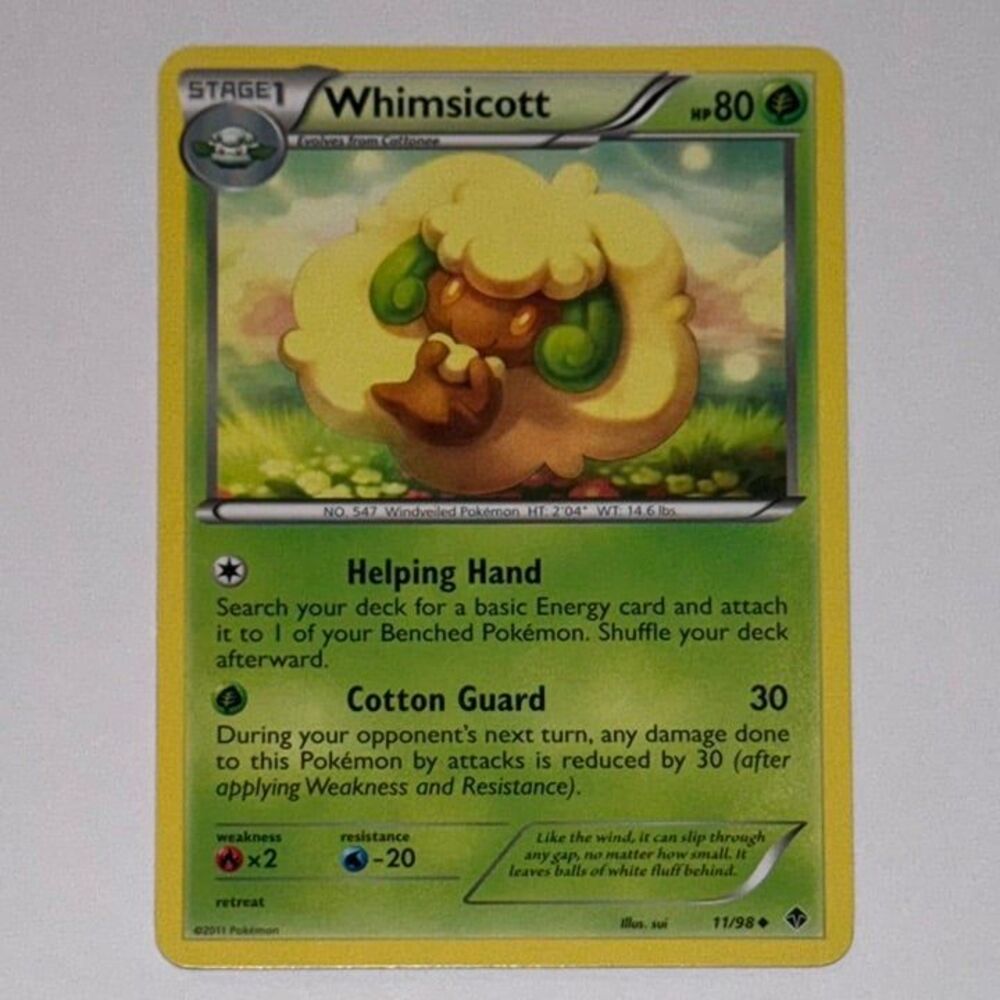 POKEMON CARD: Whimsicott #11/98 (Pokemon Emerging Powers)
